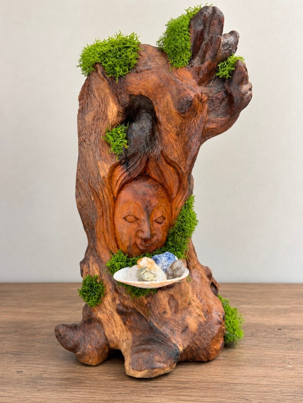 Woodland Goddess | Handcrafted | Crystal & Moss Assemblage